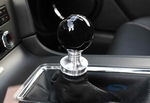 Mustang Black Cue Ball Shift Knob & Billet Collar (11-14)